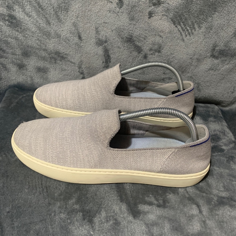 Rothy's The Sneaker Women 10 Slip On Grey Knit Sustainable Comfort - Picture 5 of 16